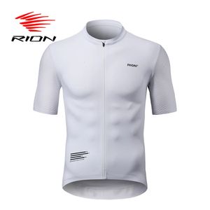 Rion Cycling Jersey Men Mtb Maillot Shirts Bicycle Clothing Bike HOMME TSHirt ​​Wear Summer Tenfit Clothes Cavy 240416