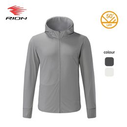 RION Vestes pour hommes Vêtements de pêche anti-UV Randonnée d'été Coupe-vent Camping Vêtements de protection solaire UPF 50 Manteaux de sports de plein air 220516