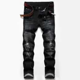 Pantalones vaqueros rasgados para hombre