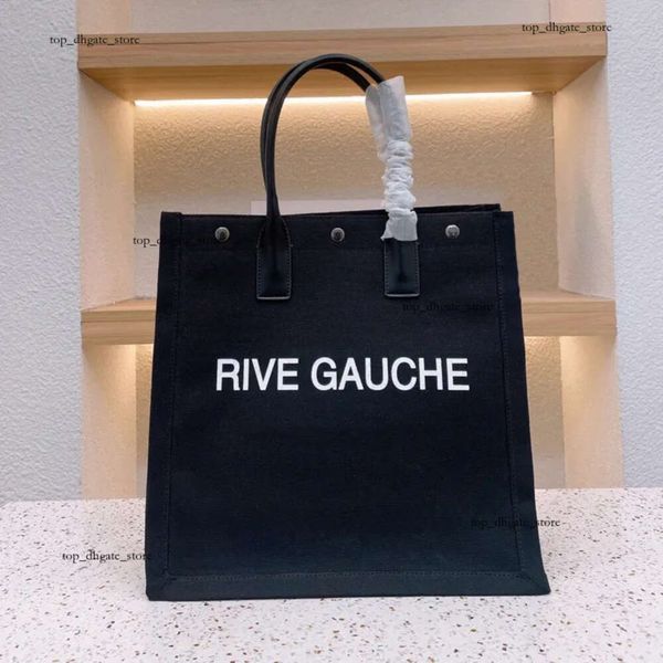 Rive Gauche Tote Bolso de diseñador Bolsos de moda Top Rive Gauche Tote Bolso de compras Lino Bolso de playa grande Diseñador Bolso bandolera de viaje Bolso de hombro Monedero al por mayor 535