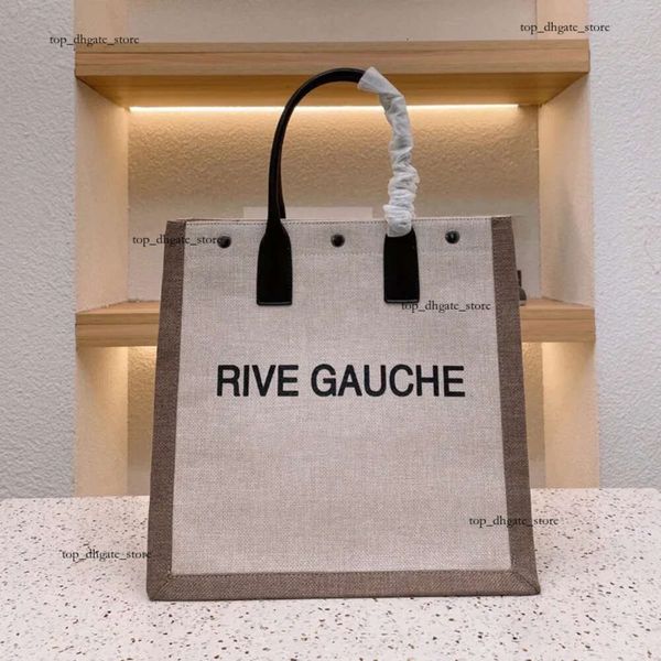 Rive Gauche Tote Bolso de diseñador Bolsos de moda Top Rive Gauche Tote Bolso de compras Lino Bolso de playa grande Diseñador Bolso bandolera de viaje Bolso de hombro Monedero al por mayor 472