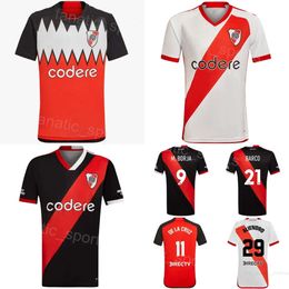 River Plate 23 24 Soccer 36 Pablo Solari Jersey 9 Borja Hernandez 21 Esequiel Barco 26 Ignacio Fernandez RONDON DIAZ ALIENDRO Kits de maillots de football Uniforme de l'équipe du club