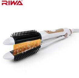 Riwa 2 in 1 straightener en haar krullende ijzer Z5 Scald Proof Design Elektrische Currer Hair Styling Tool 220 V 50Hz