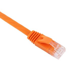 RJ45 CAT6 Réseau Ethernet Plat LAN Câble UTP Patch Routeur Câbles 1000M Orange