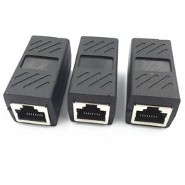 RJ45 Connector Network Extender Ethernet Kabel RJ45 Extensor Adaptador Interfaz Gigabit Conector de red femenino a mujer