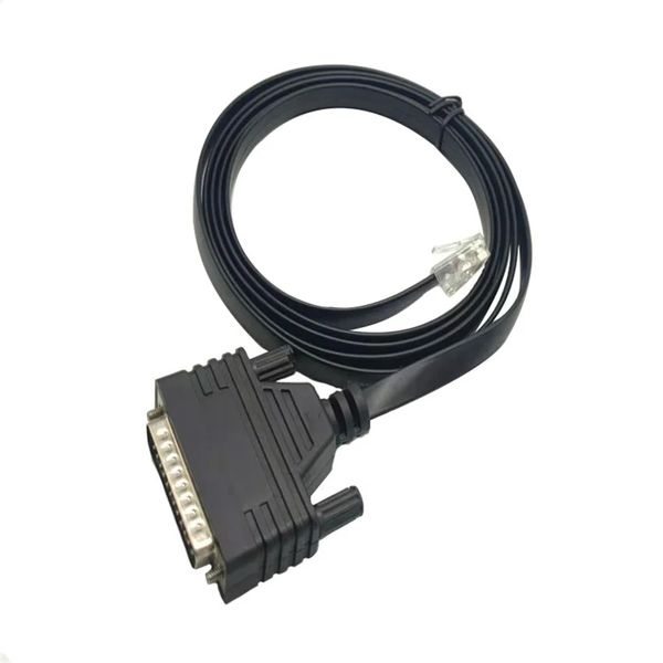 Câble à broche mâle RJ45 à DB25, pour interface de commutateur réseau, câble de commande industriel