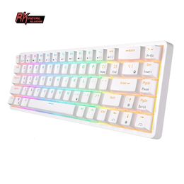 RK Royal Kludge RK837 TRIMODE BT 5024GUSBC Clavier mécanique 68 touches RVB Backlit Swappable Wireless Gamer 240419
