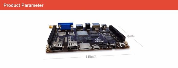 Freeshipping RK3288 ARM Placa de desarrollo de cuatro núcleos Cortex-A17 1.8GHz Linux + Android placa de demostración 2.4G / 5G WiFi 4K MiniPC