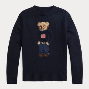 RL Designer Femmes Knits Bear Sweater Ralphs Laurene Polos Polos Pullover Ralphs Pull Broiderie Pulllaes tricotées