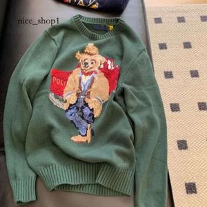 RL Polo Ralph Hoodie Designer Dames Knits Bear Sweater Polo's Pullover Borduurmode Gebreide truien Casual polo met lange mouwen 2439