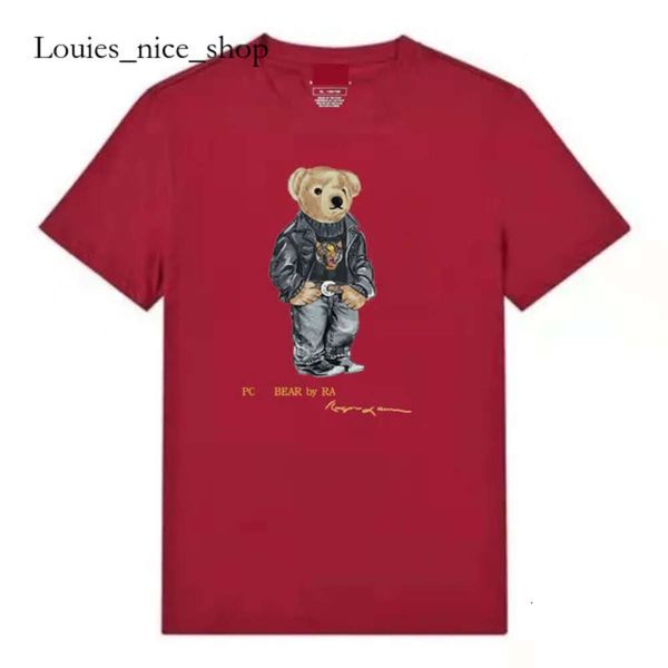 RL Shirt Ralphe Laurene Shirt Top Quality Ponyball Men's Polo Original Design Classic 24SS Coton Pure Cotton Smooth Soft Bear Loose Ralp Laurens Polo 815 429