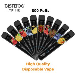 Groothandel 800 Rookwolken Wegwerp Vape-bar Gemakkelijk te gebruiken Portable 3 ml elektronische sigaret Vaporizer Pod 11 fruitsmaken Engels Spaans pakket met TPD RoHS