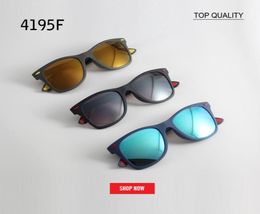 Rlei Di Brand Design 4195 Flash Lunettes de soleil Gente Men Femmes 2018 Tendances Vintage Square Rays Neff Sun Glasse Nombres OCULOS FAR5326128
