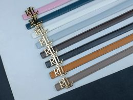 RLL ceintures 2024 haute qualité nouvelles ceintures pour hommes et femmes de luxe marque de mode concepteur hommes en cuir ceinture largeur 2.5CM AAAA