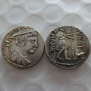RM(02)Ulysse avec son chien Argus. MAMILIUS Rare république romaine pièce denier belle qualité pièces de monnaie vente au détail/vente en gros livraison gratuite