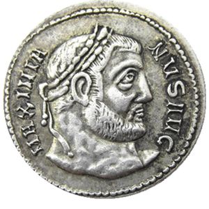 RM (28) romain ancien argent plaqué artisanat copie pièces métal meurt fabrication prix d'usine