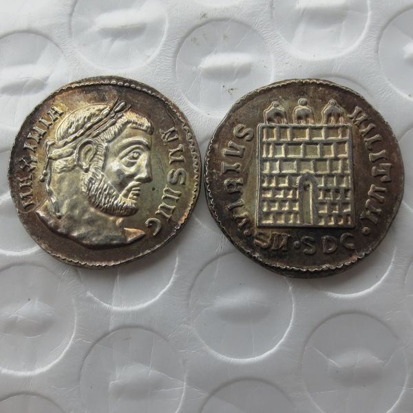 RM(28) Rome antique Galerius (293-311), Argenteus, Serdica copie pièce de monnaie pièces de belle qualité au détail/vente en gros livraison gratuite