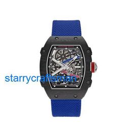 RM Luxury horloges Mechanical Watch Mills Men's Watch RM67-02's E Bastien Ogier Carbon TPT 2024 STF6