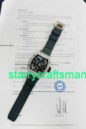 RM Luxe horloges Mechanische horloge -molens RM010 18K White Gold Factory Diamonds Watch STBQ