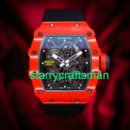 RM Luxe horloges Mechanische horloge-molens RM35-02 Rafael Nadal Red Quartz TPT Set RM35 02 FQ Rafa STJ6