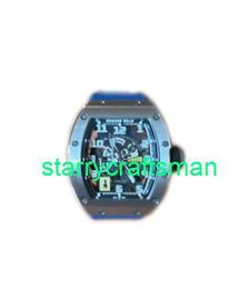 RM Relojes de lujo Relojes Mecánicos Skeleton Titanium Declarable Reloj rotativo RM030 ST3G