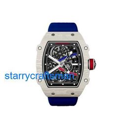 RM Luxury Montres mécanicales Watch Mills RM67-02 Extra Flat 'Alexis Pinturault Edition' 2024 Men's Watch STDM