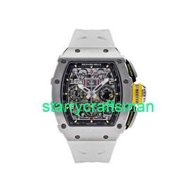 RM Luxury Montres mécaniques Watch Mills RM11-03 Titanium Alloy Automatic Flyback Chronology Men's Watch Ste7