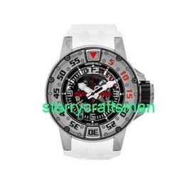 RM Luxury Montres mécanicales Watch Mills RM028 Automatique 47 mm Titanium Men Strap Watch RM028 AJ TI-TI STVT