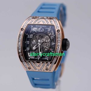 RM Luxe horloges Mechanische horloge -molens RM010011030 Mens Watch Set met Tdiamond Rose Gold Automatisch machines Zwitsers Beroemde Watch Luxe Watch Single W St4K