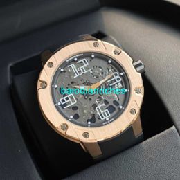 RM Luxury Montres Richardmills Automatic MECHANICAL Watches RM033 Rose Gold Mens Fashion Leisure Business Sports Machinery Wris HB-36QN