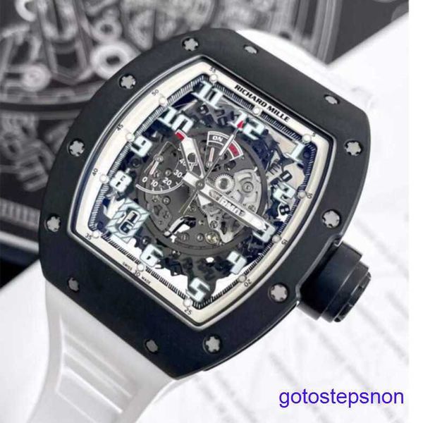 RM Motion Wrist Watch RM030 Automatique mécanique montre RM030 Japan Limited Edition Black Ceramic Fashion Loisir Business