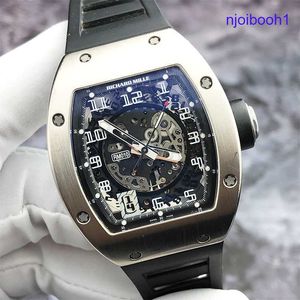 RM Pilot Wrist Watch RM010 CALLOT OUT OUT 18K Platinum mécanical montre automatique Tourbillon Mouvement chronographe Chronographe