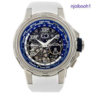 RM Pilot Wrist Watch RM63-02 Automatic 48mm titanium masculin's watch greenwich Time RM033 watch rm6302 mécanical tourbillon mouvement chronographe
