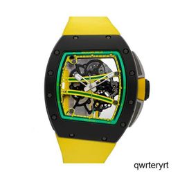 RM Tourbillon Wots Watch RM61-01 Yohan Blake Manuell Keramik Herren Armbanduhr CA-TZP