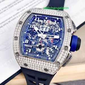 RM Horloge Uurwerk Mooi Horloge RM011-FM Platina Originele Diamant Set Felipe Massa Limited Edition RM011 Herenmode Casual Zakelijk Polshorloge