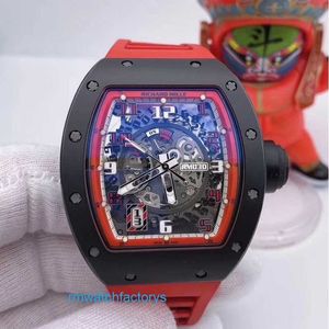 RM Watch Pilot Watch Montre populaire RM030 Série pour hommes RM030 Céramique noire Édition limitée Mode pour hommes Loisirs Sports Montre-bracelet mécanique