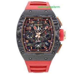 RM Horloge Zwitsers horloge Tactisch horloge RM011 NTPT Koolstofvezel Lotus Team Limited Edition Mode Vrije tijd Zakelijk