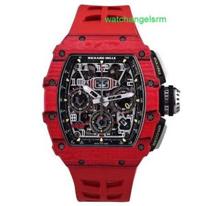 RM Watch Tijdloos horloge Uurwerk Rm11-03-serie Rm1103 Polo Limited Edition Tourbillon Full Hollow 44,50 * 49,94 mm chronografen