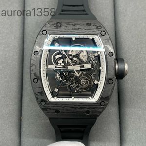 Montre-bracelet RM en diamant, montre fonctionnelle, édition limitée, montre mécanique manuelle en Fiber de carbone, Rm055, montre de luxe, horloge simple