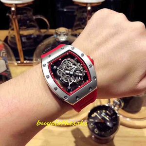 RM Wrist Watch Trendy Mens Automatic Mechanical Watch Hollowed