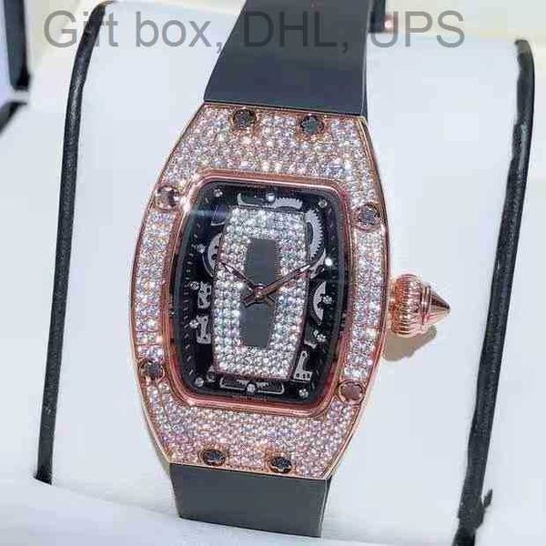 RM007 SUPERCLONE Montres Montre-bracelet Designer De Luxe Hommes Montre Mécanique Richa Milles Weska Barrel Diamond Lip Rm007 Womens Sky Star Trend Siwss Movem 1FUF