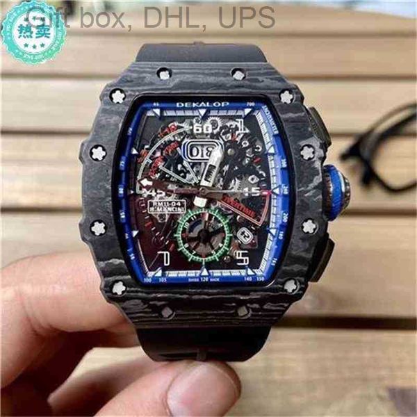 RM011-04 SUPERCLONE Chronographe Multi-fonction Superclone Montres Montre-Bracelet Designer De Luxe Hommes Mécanique Montre FKKK