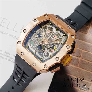 RM11 Mens Watch Designer kijkt beweging Automatische luxe luxe heren Mechanisch horloge Full-Freatured Automatic Hoge Kwaliteit Hoss