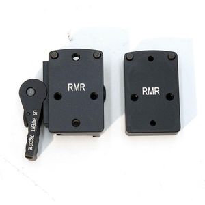 Soporte Rmr Qd con placa elevadora para Mini bloqueo de vista de punto rojo, compatible con riel Picatinny Weaver de 20Mm, disponible, entrega directa