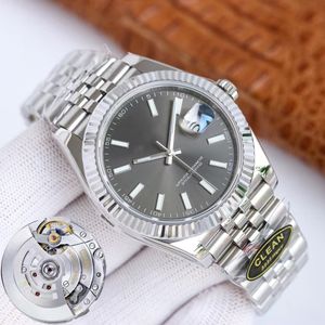 ro rols role 11 Color Clean Factory Montres pour hommes ETA3235 V11 Automatique Cadran bleu Chiffres romains 126334 Saphir Datejust Montre étanche 904L Original