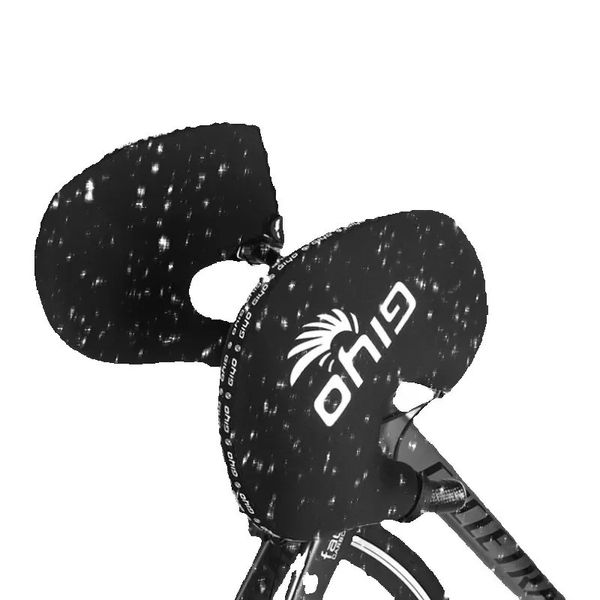 Mitaines de barre de vélo de route motoneige ATV Dirt cyclisme doublure en polaire thermique vtt guidon coupe-vent gants d'hiver mitaines 231225