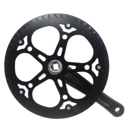 Vélo de route pliant du vélo Crankset 52T 170 mm Calle de bille à dents plaque dentaire à vélos à vélo de diamant à vélo de diamant