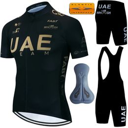 Road Bike Jersey Men Mens Mtb Kleding Cycling Shorts UAE Uniform Maillot Cyclisme Summer Tricuta Man Mountain Cleren Bib 240506