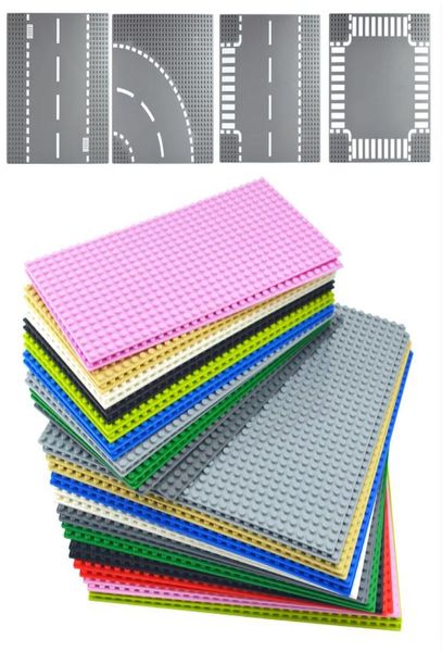 Road Street Compatible Building BasePlates Dimensiones Base de plástico con construcción de la ciudad LEGO Plates clásicos bloques ladrillos tjqgh 3484724