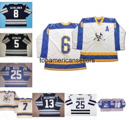 Correcaminos 7 Liddington 6 Rollins 10 Broten 8 Tony Salmelainen 5 Jeff Woywitka 25 JJ Hunter 28 Platt 33 Mikko Luoma Camiseta de hockey